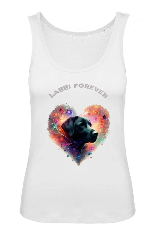 Ligne Mystique * Bio Damen/Herrn Premium Tanktop weiß * Labbi forever * personalisierbar