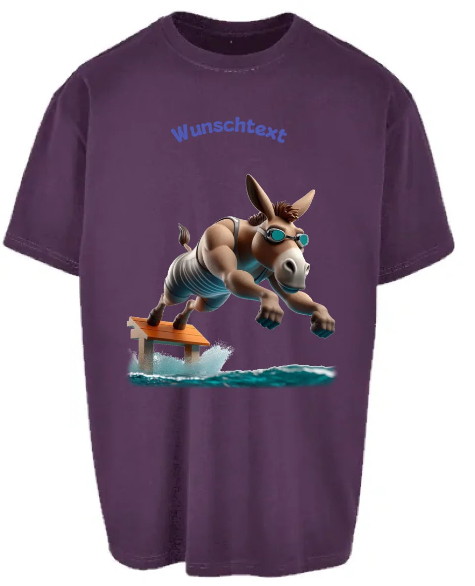 Oversize T Shirt purple night